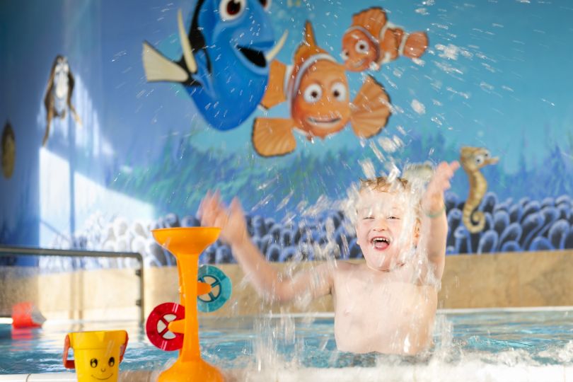 Abgetrenntes Kinderbecken