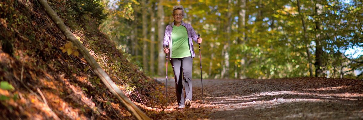 Bewegung inmitten herrlicher Natur beim Nordic Walking