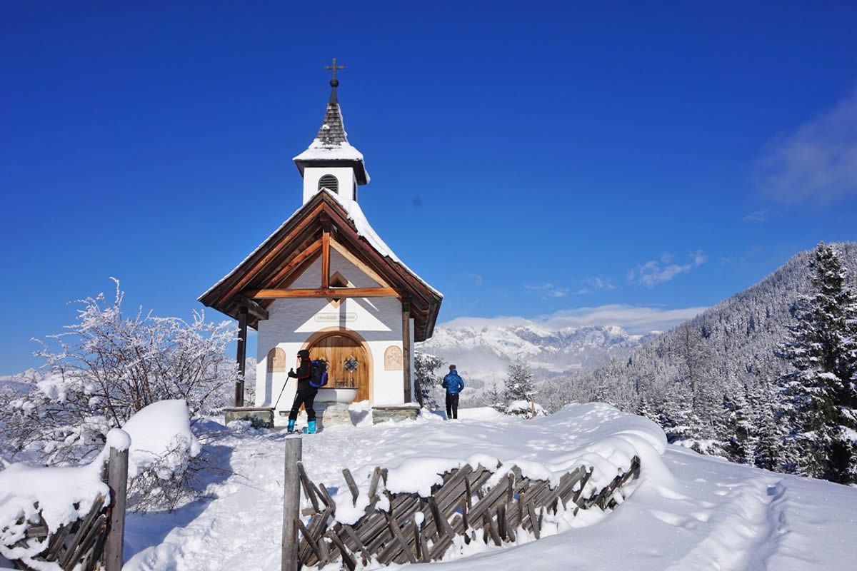 Schneeschuhwanderung zur Kapelle